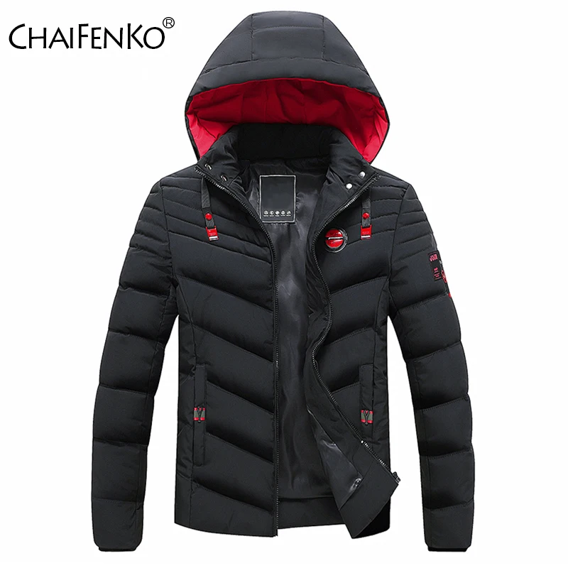 Men 2024 Winter New Windproof Warm Thick Parkas Fashion Hooded Coat Men Autumn Brand Outwear Classic Casual Parkas Jackets Men