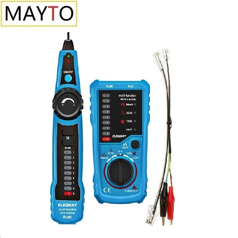 FWT11 RJ11 Cat5 Cat6 RJ45 Telephone Wire Tracker Ethernet LAN Network Cable Tester Detector Line Finder Network Accessory