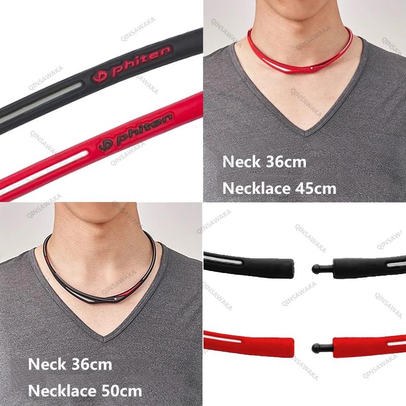 MADE IN JAPAN X50 Aqua TITANIUM Phiten Silicone Necklace Extreme