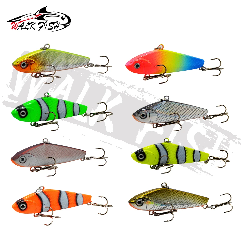 WALK FISH Sinking Vibration Fishing Lure 10g 14g 18g 22g Hard bait Artificial VIB Winter Ice Fishing Pike Bait Tackle Isca Pech