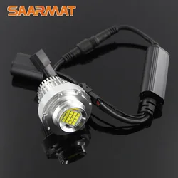 2Pcs 160W High Power LED Chip LED Marker Angel Eyes Halo Ring Light Lamp Bulbs Error Free White For BMW E60 E61 LCI Headlight