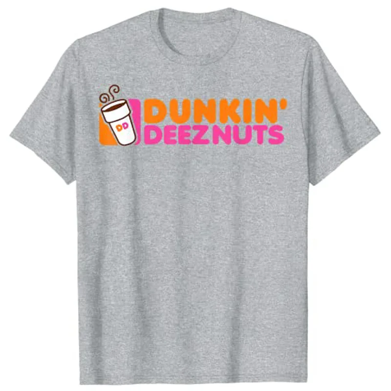 Dunkin' Deez Muttern-Dunkin Deeznuts T-Shirt Ästhetischen Kleidung Graphic Tee Shirts Tops – Detail 5