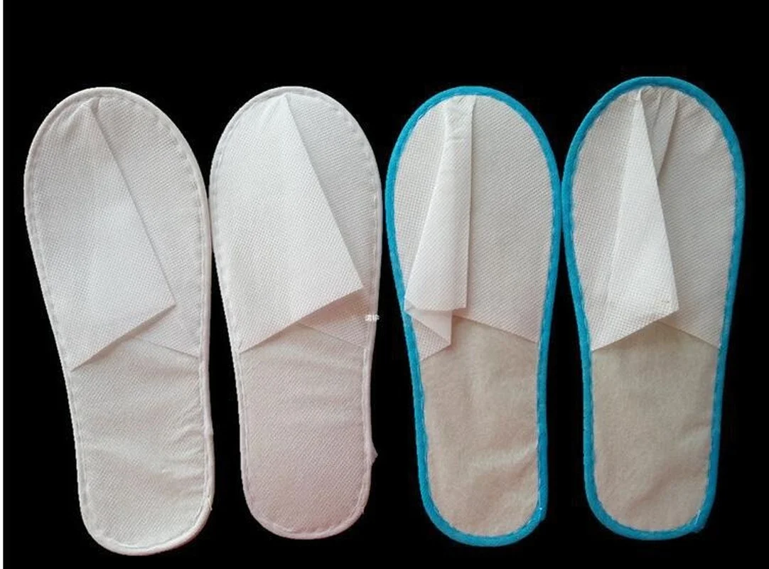 Men Women Hotel Disposable Slides Home Travel Sandals Hospitality Footwear One Size on Sale Breathable Non-Slip Slippers