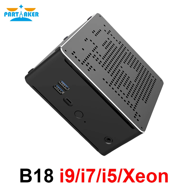 Isabel 10e Nuc I9-10980HK Xeon 2176M Mini PC 2 Lan Windows 10 2 * DDR4 2 * NVcloser AC WiFi Gaming Desktop Computer 4K DP HDMI2.0