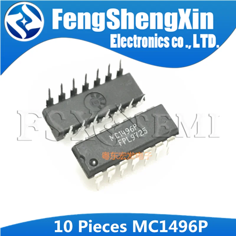 

10pcs MC1496P DIP-14 MC1496 DIP14 MC1496BP DIP-14 1496P BALANCED MODULATORS/DEMODULATORS IC