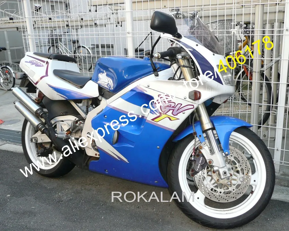 

Fairings Kit For Suzuki RGV250 VJ22 90-94 RGV 250 VJ22 1990 1991 1992 1993 1994 Blue White ABS Motorcycle Fairing