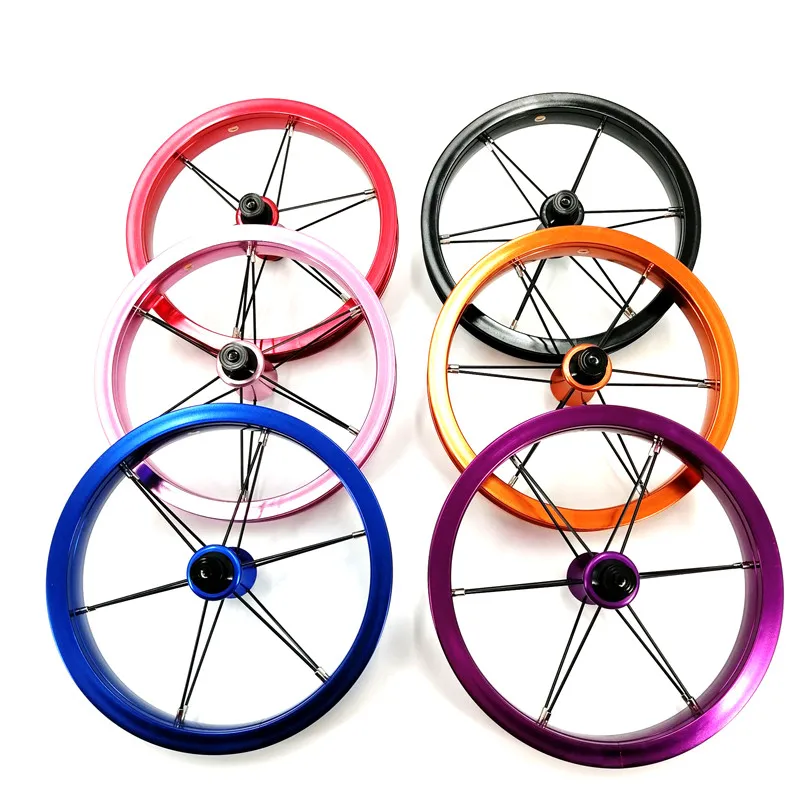 12 Inch Wiel Set Kids Fiets Voor Achter Wielset Jongen En Meisje Kinderen Fiets Sliding Stap Bike Wheel Set