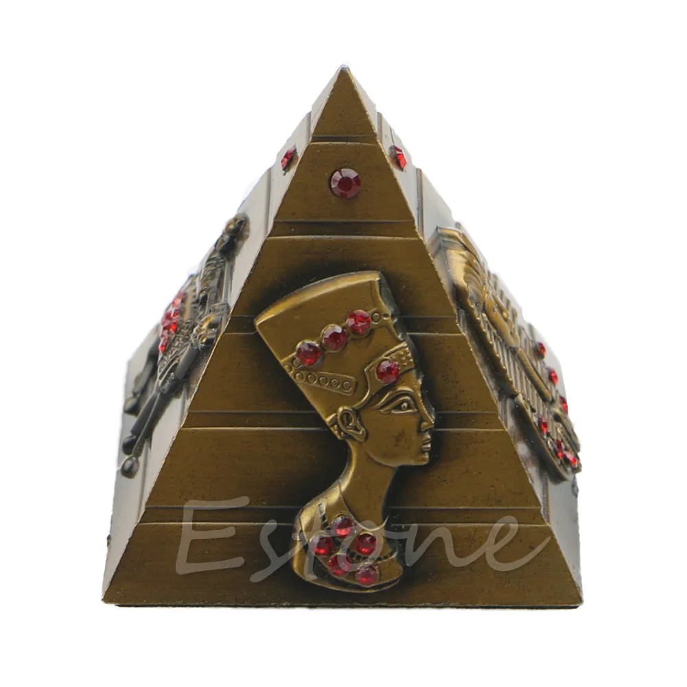 Egyptian Pharaoh Decorative Pharaoh Avatar for Camel Metal Pyramids Ornament Ant