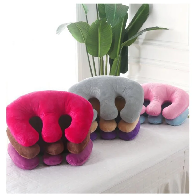 

Latex Almohada Pillow Footrest Detachable Face Down Breast Cushion Support Massage Pillow Beauty Salon Therapy Spa Tool