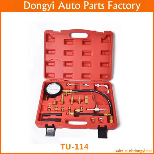 

New Arrival TU-114 Fuel Pressure Tester Pressure Gauge Auto Diagnostics Tools Set