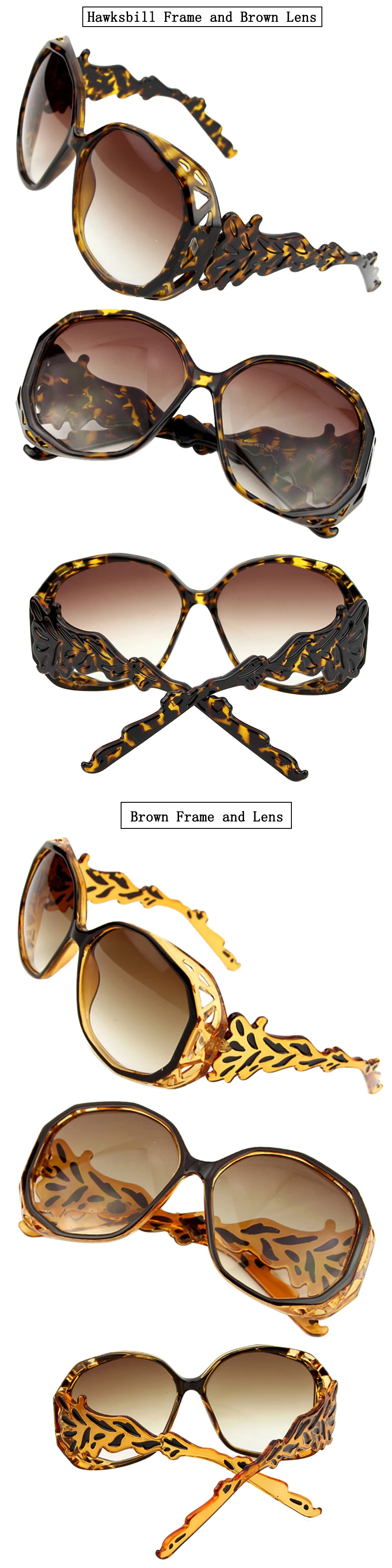 Übergroße Sonnenbrille Frauen Spinne Polygon Rahmen Luxus Unisex Marke Designer Sonnenbrille Reisen lässig charmante Brillen Männer – Detail 10