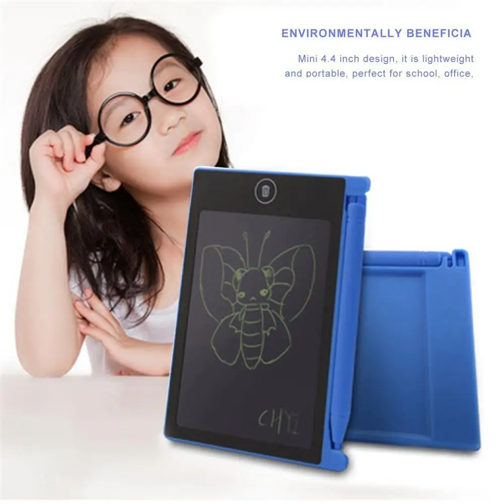 4.4 inch Mini Writing Tablet Digital LCD Drawing Notepad Electronic Practice Handwriting Painting Tablet Pad Gift for Kids