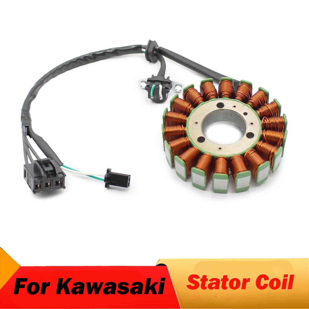 For Kawasaki EX250 ABS Ninja 250 Ninja 250R EX300 Ninja 300 ER250 Z250 ER300 21003-0128 Motorcycle Generator Magneto Stator Coil