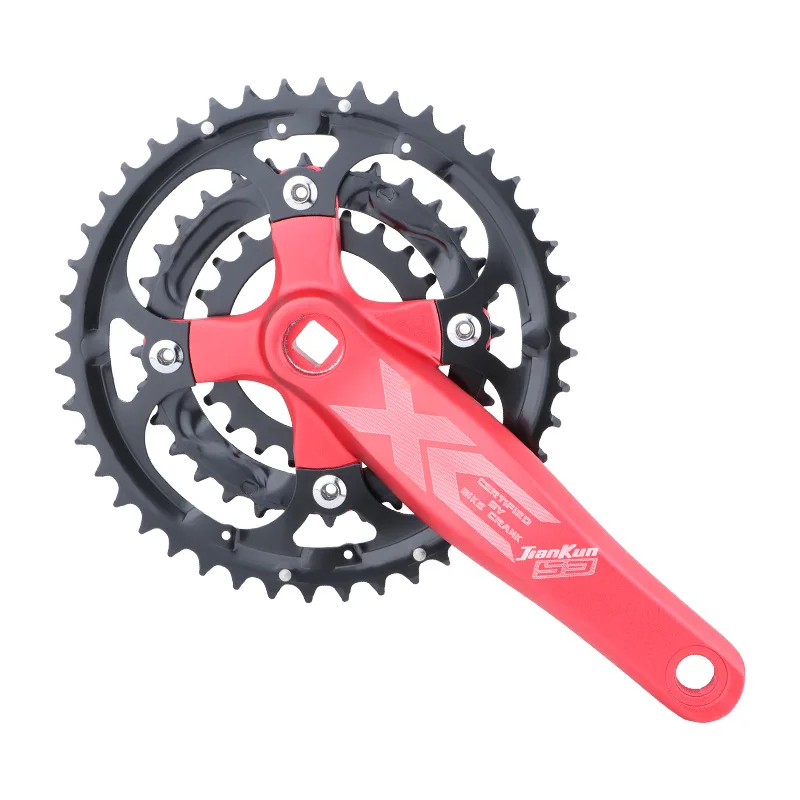 22/32/44T MTB Crankset Single/Triple Speed Chainirng 64/104 BCD 170mm Crank 3*9S 27S Chainwheel Bike Accessories