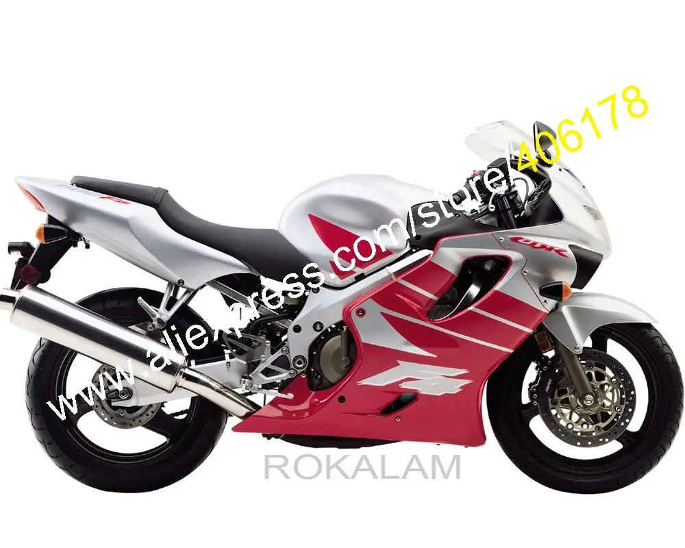 CBR600 99-00 Sports Bike Bodyworks Fairing For Honda CBR600 F4 1999-2000 White & Red Fairings (Injection Molding)