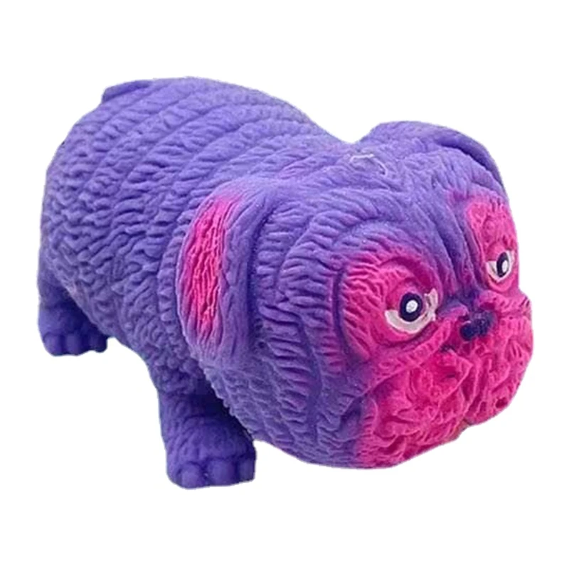 Brinquedo pug para alívio do estresse, brinquedo fofo cachorro ferramenta exercício mão sensorial, brinquedo saltitante novidade, lembrancinhas decorativas festa d5qa