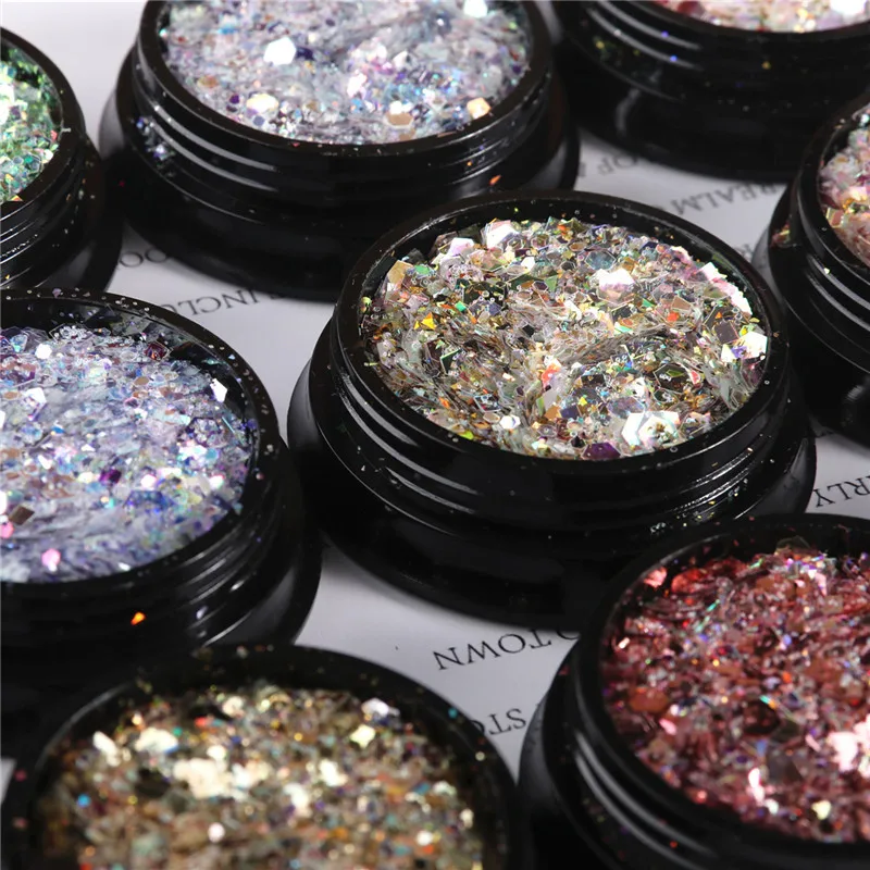 3g/Bottle Goblin Pupil Manicure Sequins Jewelry Size Mxed PVC Paillettes DIY 3D Nail Art  Wedding Craft Lentejuelas Accessories