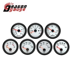 「DRAGON」 52mm Tachometer Voltmeter Water Temp Oil Temp Oil Pressure Boost Gauge PSI/Bar Car Gauge With Sensor Fit for 12V Car