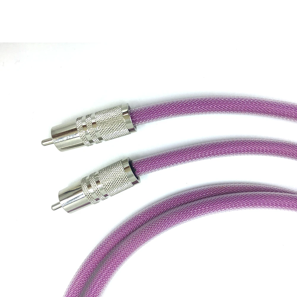 HIFI Stereo Pair RCA Cable High-performance Premium Hi-Fi Audio 2rca to 2rca Interconnect Cable Double RCA Male to Male Wire