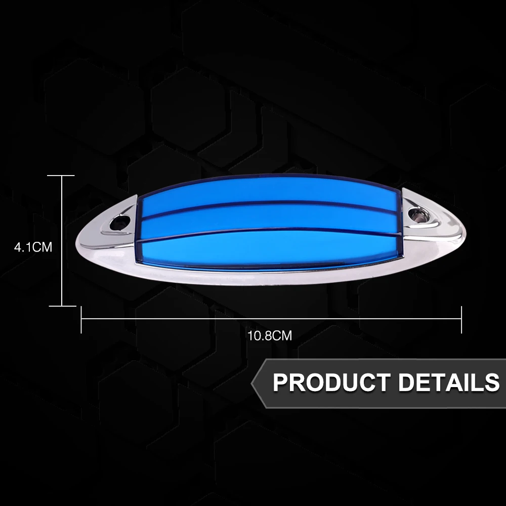 10 шт. автомобильные внешние фонари светодиодные 12 В светодиодные авто автобус грузовик боковой габаритный индикатор низкий прицеп задний сигнальный фонарь