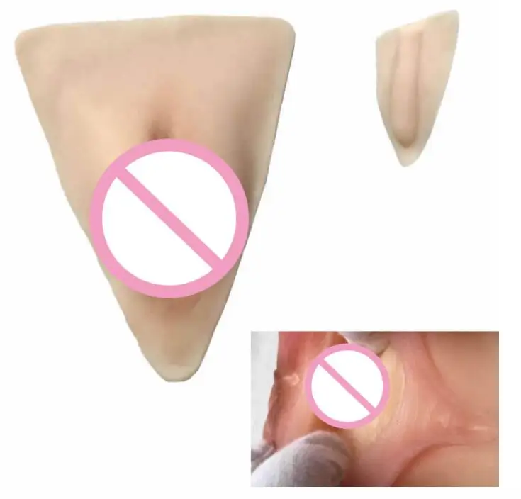 Inserts Fake Vagina Camel Toe Sexy Vagina Ajusen Cosplay Crossdresser Pad for Transgender Shemale