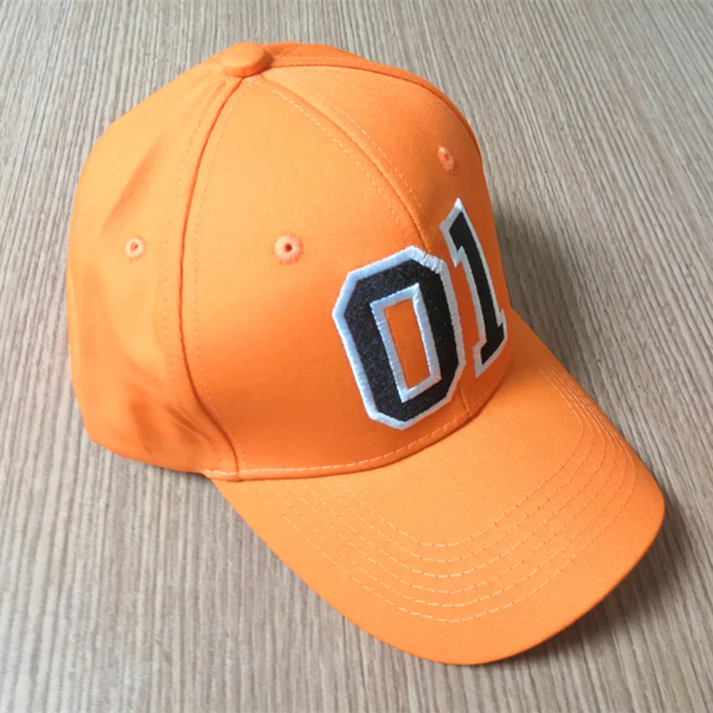 General Lee 01 Orange Embroidered Hat Good OL\' Boy Dukes Baseball Cap