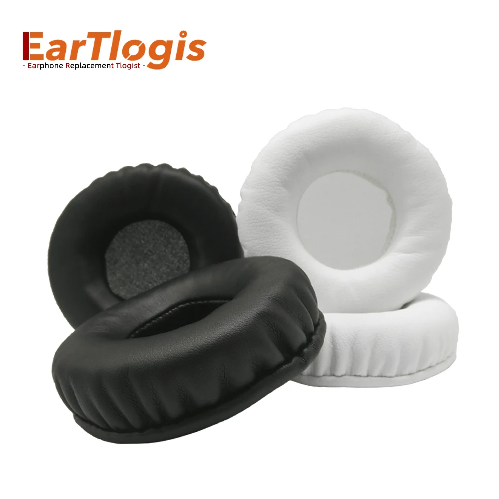 

EarTlogis Replacement Ear Pads for Sony MDR V55 V500DJ 7502 Somic Noir E95 Headset Parts Earmuff Cover Cushion Cups pillow