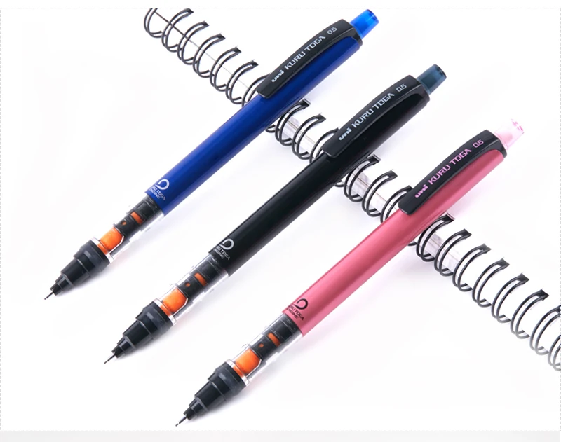 UNI Kuru Toga Druckbleistift M5-452 Zeichenstift 0,5 mm Niedriger Schwerpunkt Automatische Rotation Schulbedarf Schreibwaren – Detail 2