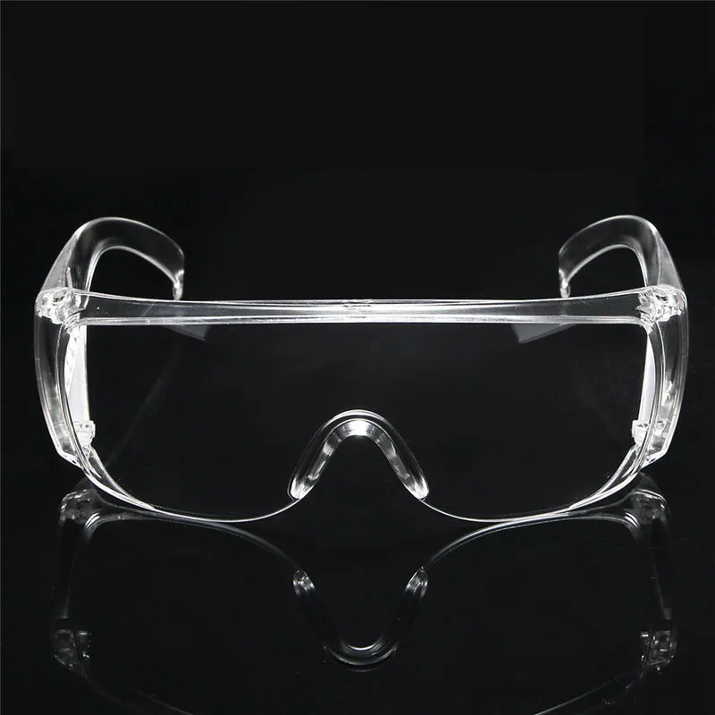 Transparent Shutter Glasses PC Material Goggles Prevent droplets Dust Proof Unisex Labor Protection Sunglasses Non-fog Glasses