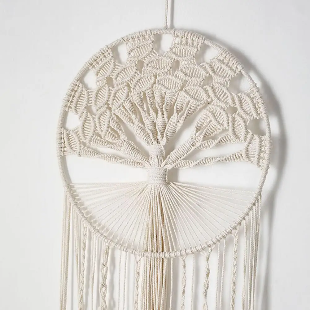 Macrame Wall Hanging Tapestry Bohemian Tapestry Tree Of Life Dream Catcher Wall Decor Home Decoration Wall Pendant Dreamcatcher