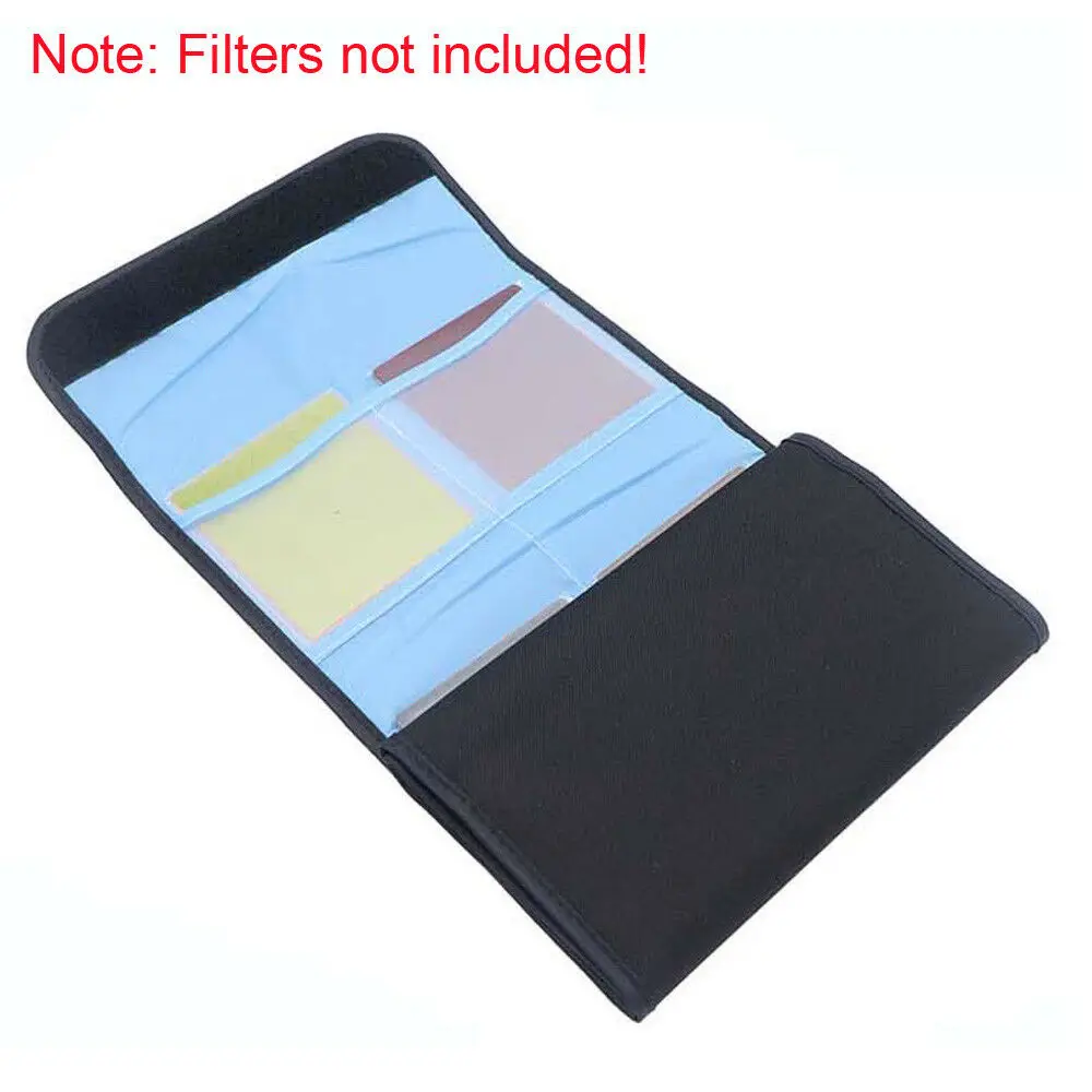 3 4 6 Slot Pieghevole Obiettivo Filtro sacchetto Custodia Per UV CPL ND Filtro di Colore Portafoglio ens Anello Adattatore Sacchetto di Immagazzinaggio Titolare Nuovo