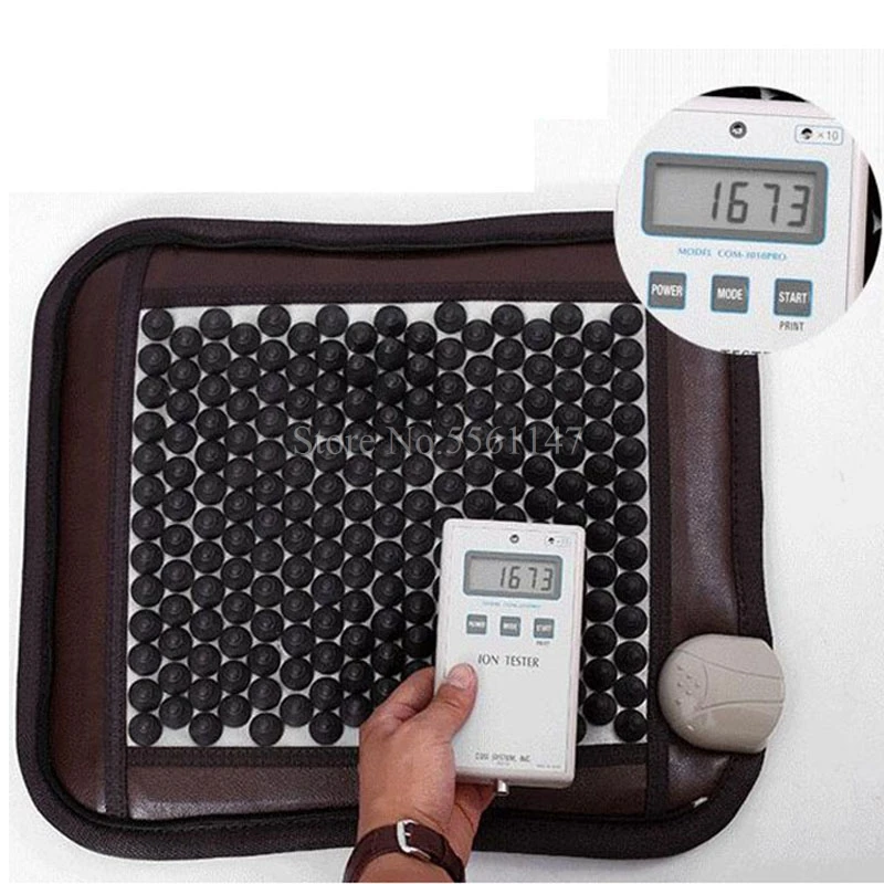 Relax Nuga Best Nm55 Korea Second Heart Tourmaline Germanium Foot Arch Acupuncture Massage Mat Electric Heating Pad Mattress