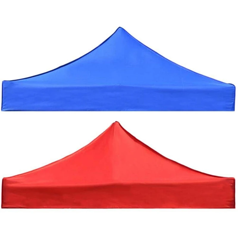 Canopy Top Cover Replacement Four-Corner Tent Cloth Foldable Rainproof Patio Pavilion Replacement 2X2M