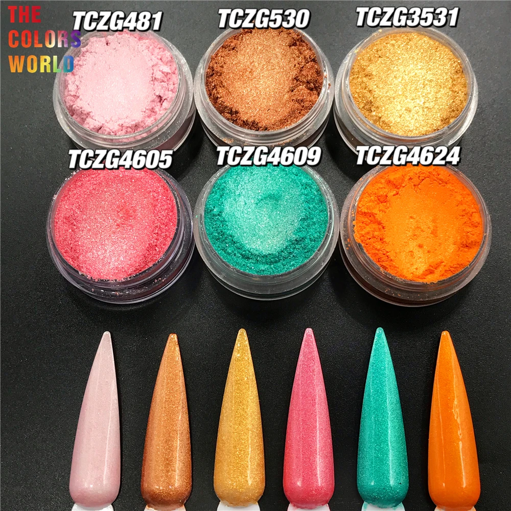 

TCT-619 Pearlescent Pigment Mica Powder Nail Art Decoration Nail Polish Manicure Makeup Eyeshadow Eyeliner Festival Accessories