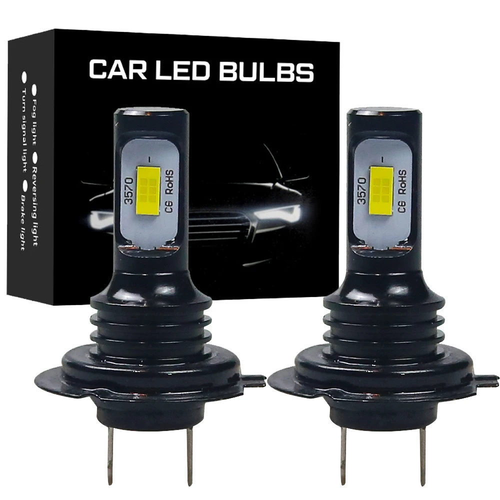 

2Pcs H8 H11 HB4 HB3 9006 9005 H16 JP EU H3 H7 881 Led Bulb 2200LM 6000K White Golden Yellow Ice Blue Car Fog Light Day Lamp Auto