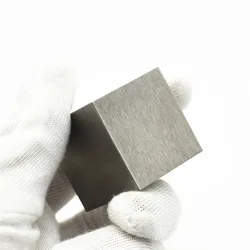 1pcs Tungsten Wolfram Cube W Block 5N High Purity Research Development Element Metal Simple Substance Hard Sharp Metal Plai