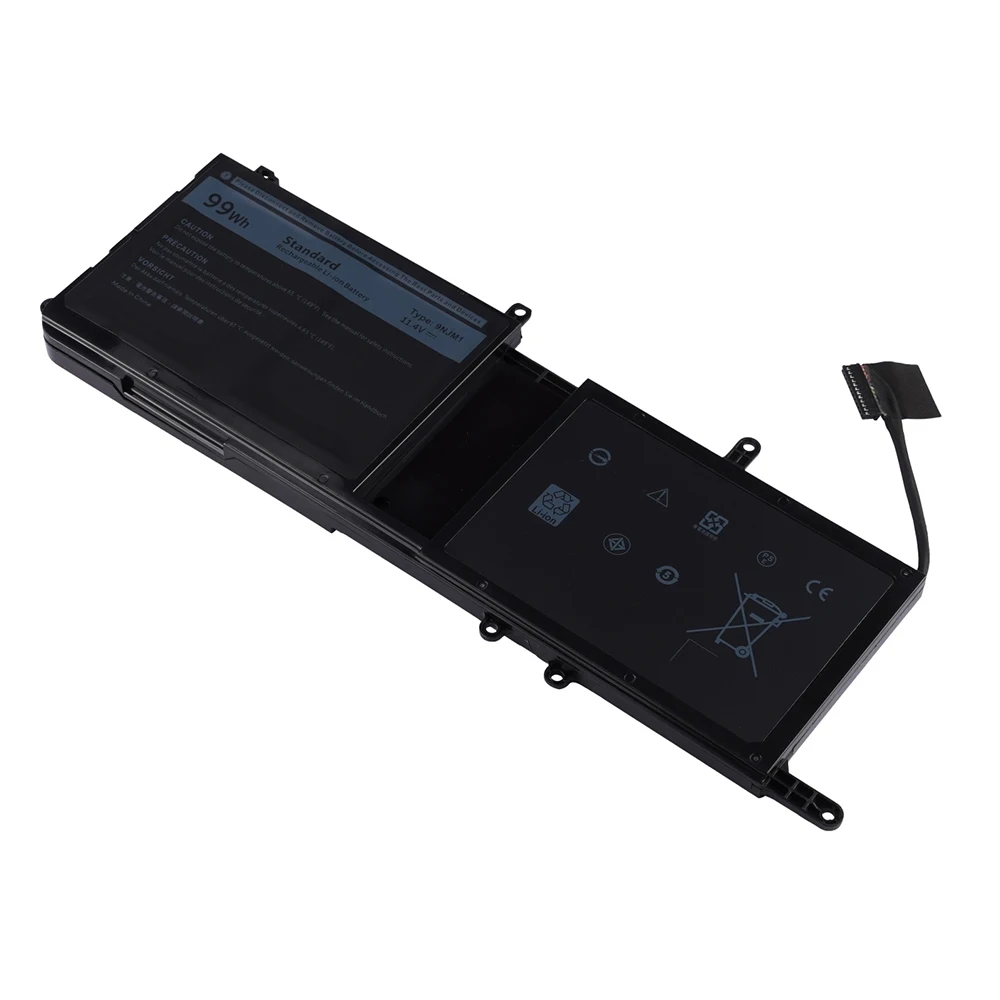 ApexWay 11.4V 99WH 9NJM1 New Laptop Battery For Dell Alienware 15 R3 R4 17 R4 R5 Series Notebook P31E P69F 44T2R HF250 MG2YH