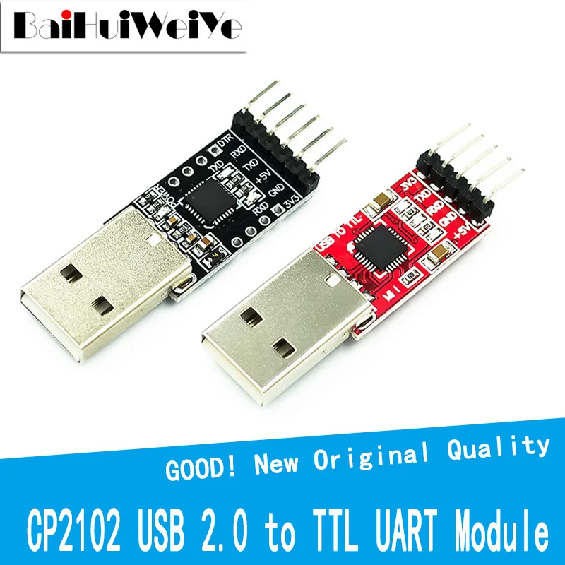 CP2102 USB 2.0 para TTL UART Module, 6 Pin Serial Converter, STC Substituir, FT232 Módulo Adaptador para Arduino, 3.3V, 5V, 1Pc