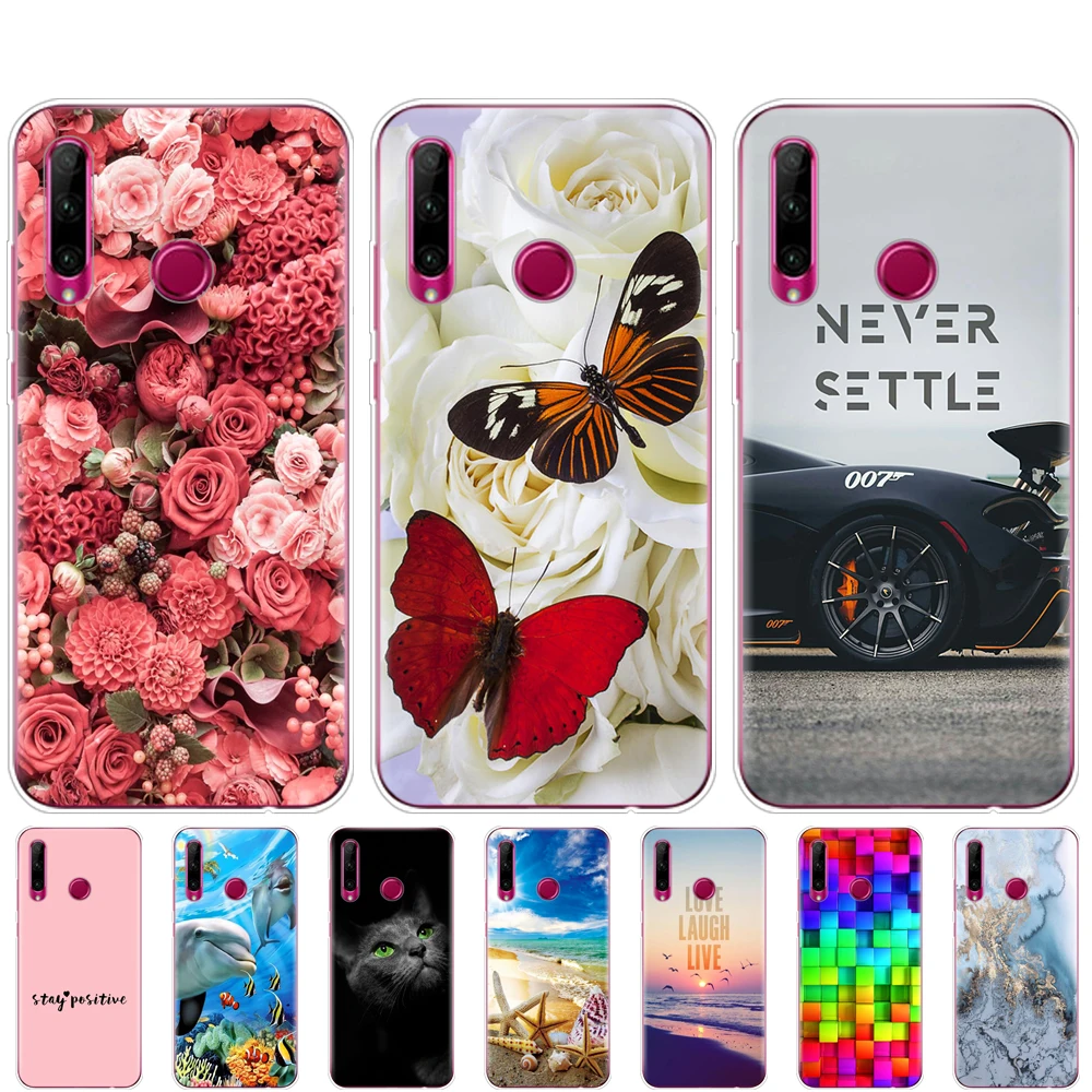 Silicon Case For Huawei Honor 10i Case HRY-LX1T Painted Soft TPU Back Phone Cover For Huawei Honor 10 i 6.21 inch Protective Bag