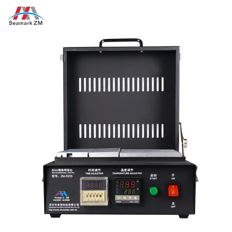 Seamark Zhuomao BGA Soldering Station ZM-R255 Reballing Machine 600W High Power Teppanyaki  BGA Welding Tool Heating Station