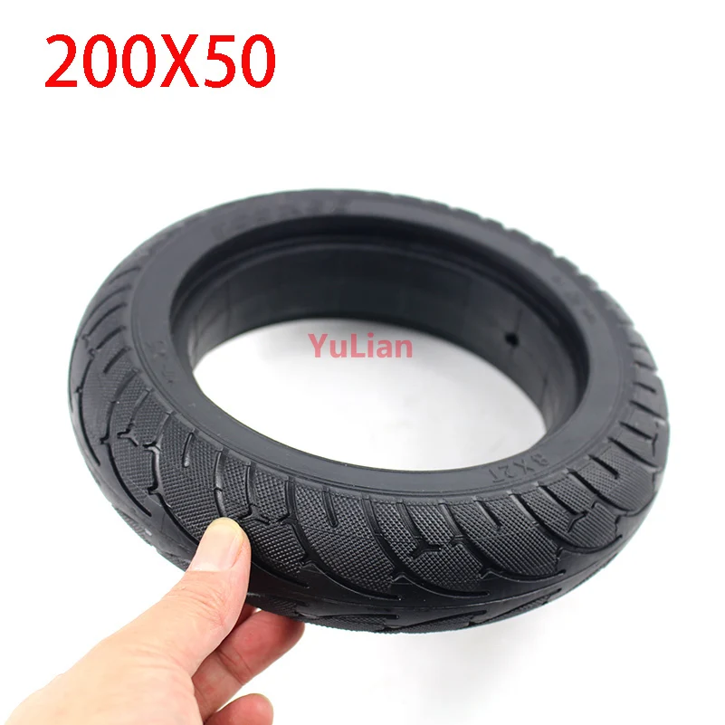 200x50 8X2T Solid tyre 8 inch tire fit Electric Self Balancing Hoverboard Scooter 200*50 8*2T tubeless tyre