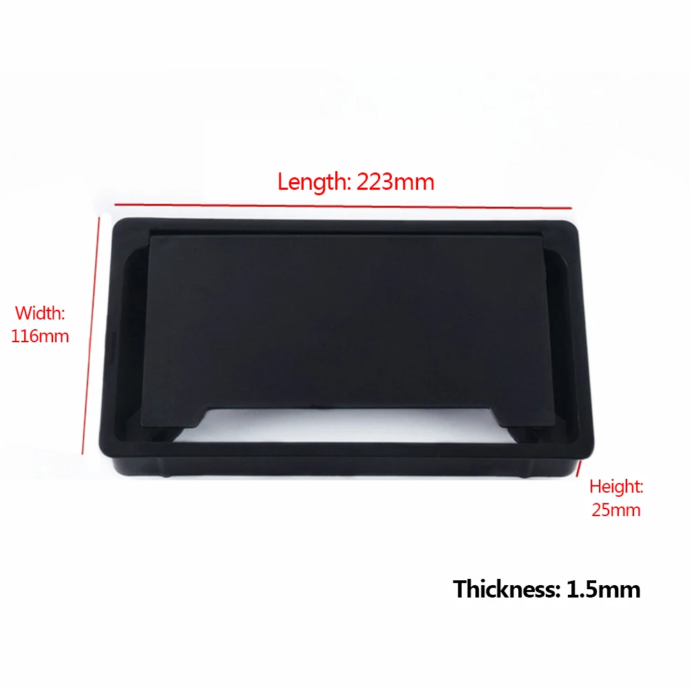 1Pcs Desk Threading Box Rectangular Desk Threading Box Outlet Hole Cover Desk Wire Hole Cover