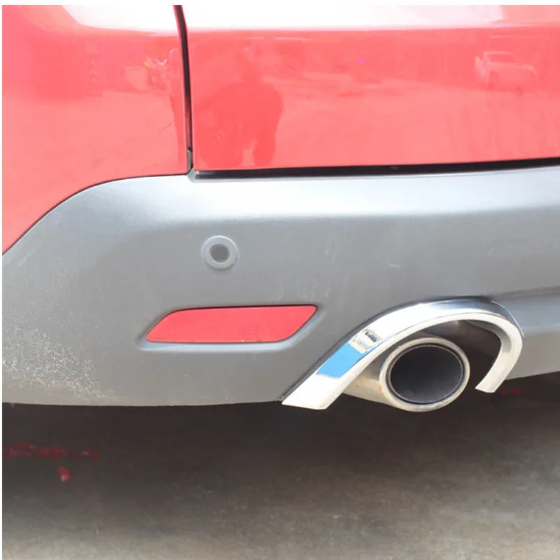 Car Styling Chrome Rear Exhaust Muffler Trim For Ford S-MAX First generation Pre-facelifted Model