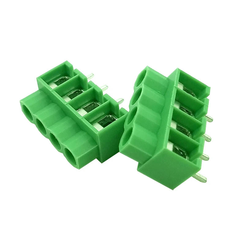10Pcs KF166 5.0 2P ~ 12P PCB  SCREW TERMINAL BLOCKS DG166 5.0mm 2PIN ~ 12PIN CAN BE STITCHED PHOENIX CONTACT DEGSON KEFA