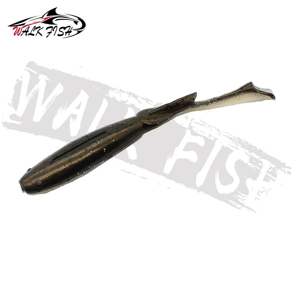 WALK FISH 8cm 12cm Soft Fishing Lures Swimbait Catfish Fishing Tackle Wobblers For Pike And Bass Rubber Bait Softbaits