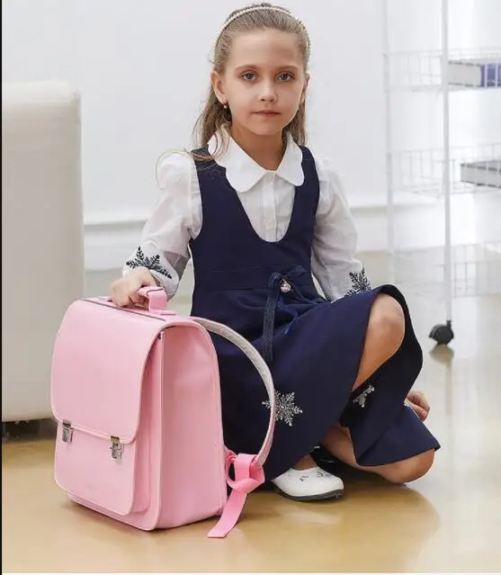 Children PU Japan school Bag students backpack bag for girls Japan School Backpack for boys kids Orthopedic backpack book bags