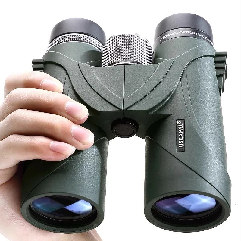 Professional Long Range Binoculars HD 8x42 10x42 High Power FMC Coating Prism Porro USCAMEL Telescope f Hunting Outdoor Camping