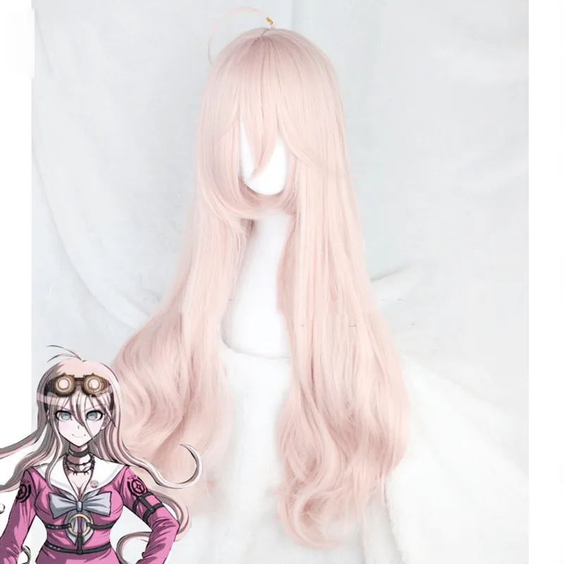

DanganRonpa, парик для косплея, костюм Miu Iruma, женские парики для взрослых, Хэллоуин, аниме, игра, синтетические волосы + шапочка для парика
