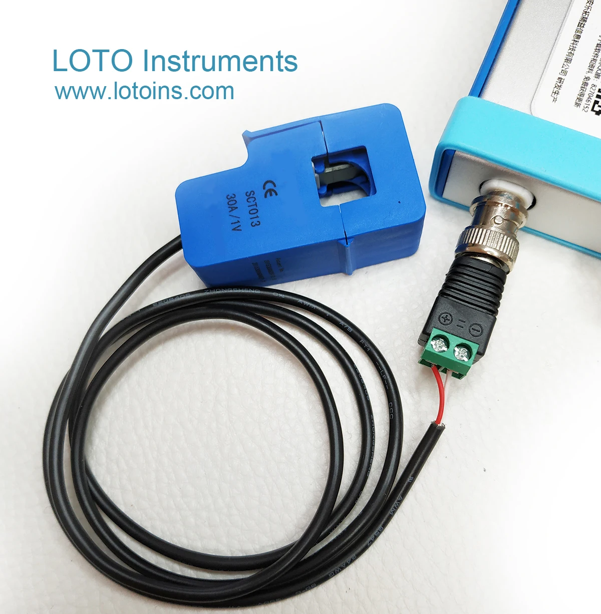 Assembled LOTO Oscilloscope AC Current Module AC Current Measuring BNC Open-close Transformer 5A~100A