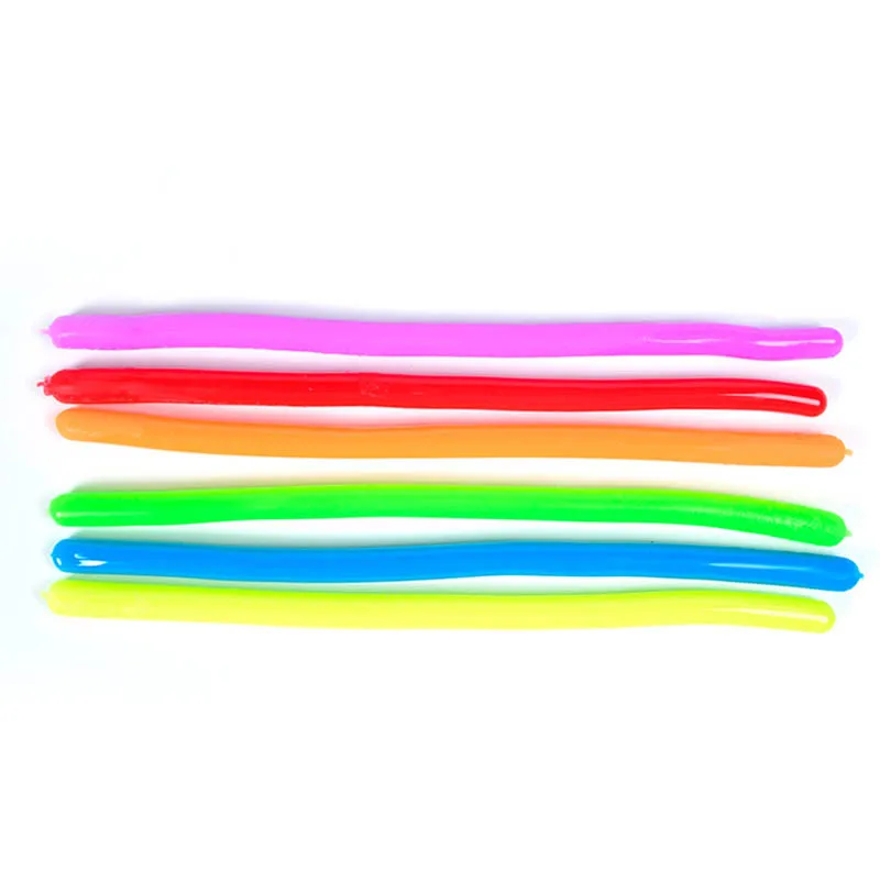 18CM NEW Fidget Toys Autism Vent Children Adult Decompression Toy Noodle Stretch String TPR Rope Anti Stress Toys String